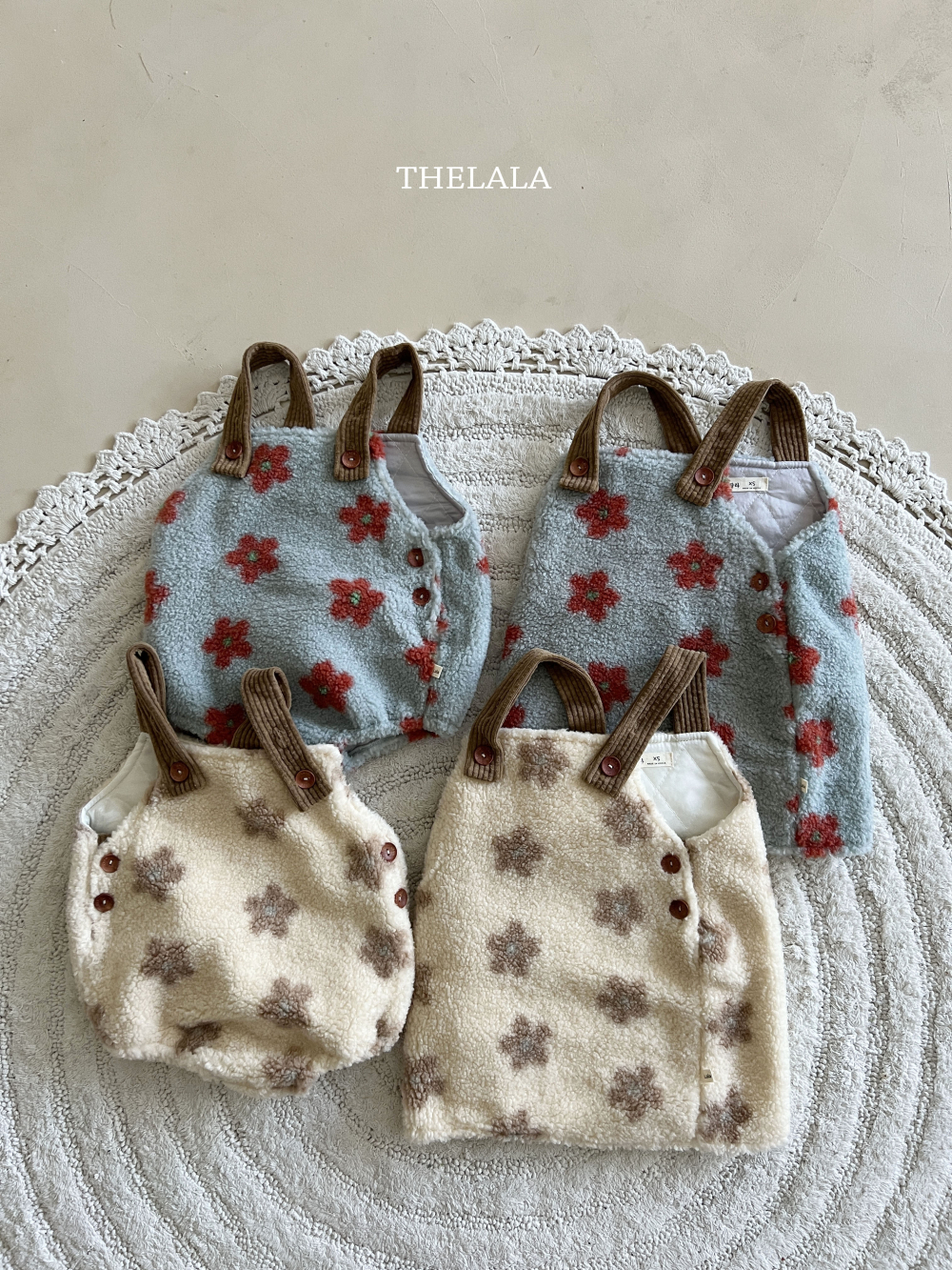 可愛花朵吊帶系列｜包屁衣&洋裝