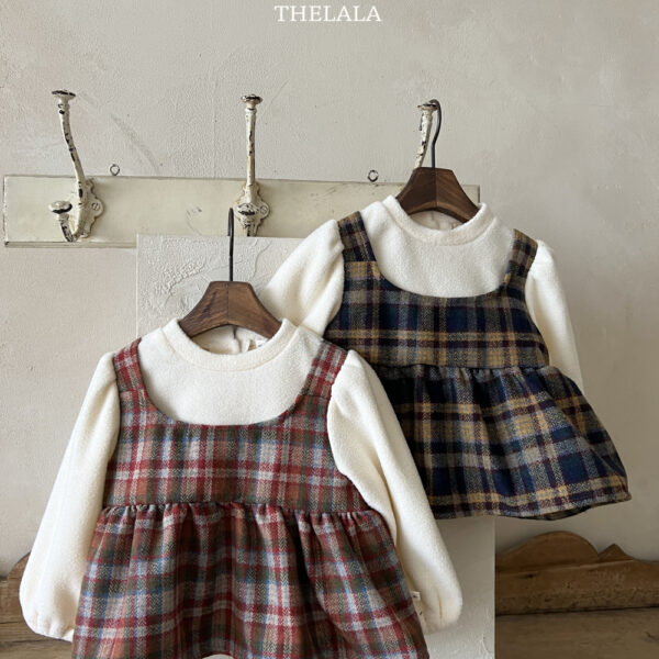 DM_20251010222412_001 格紋假兩件式洋裝|包屁衣&上衣