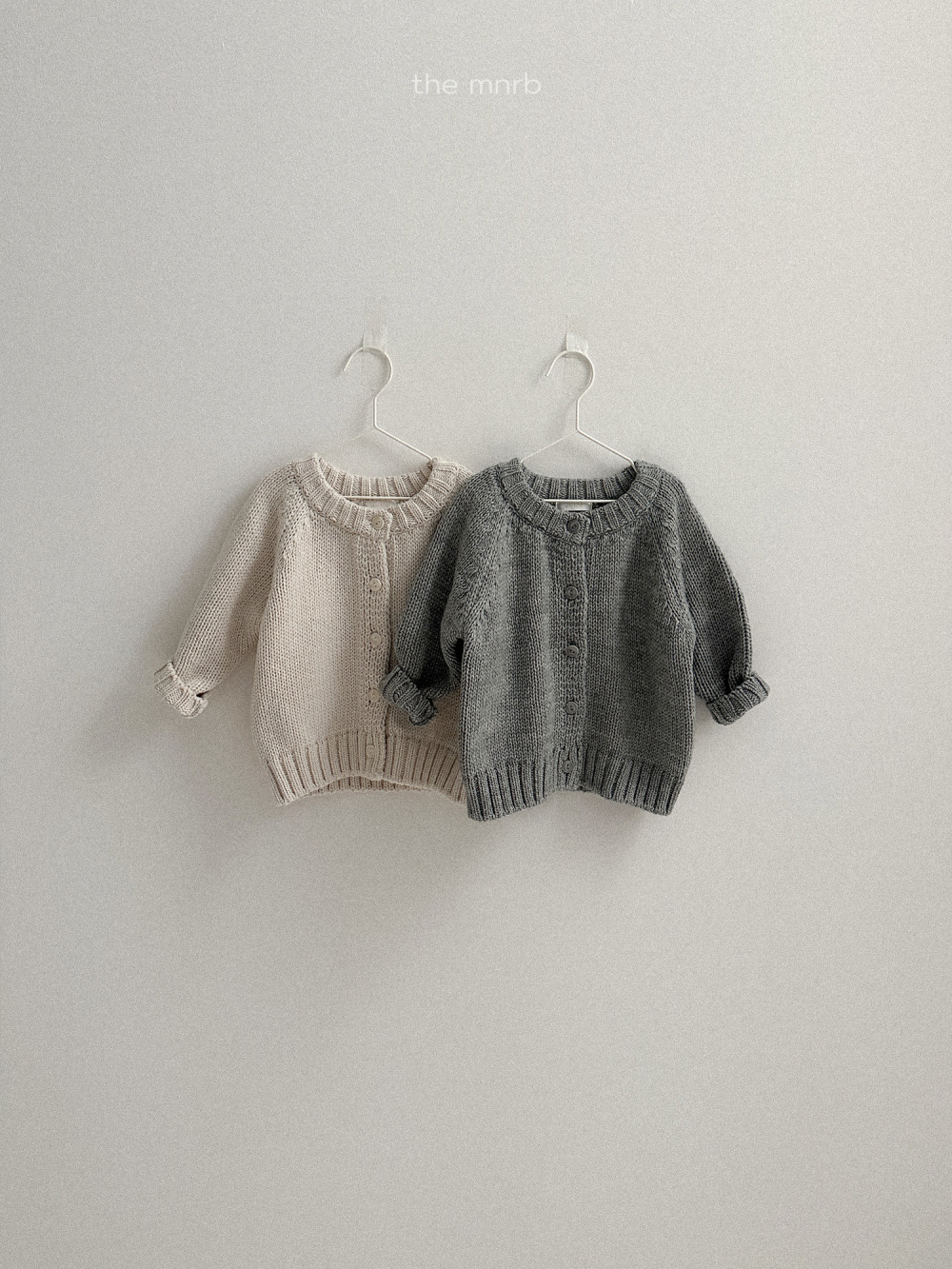 素雅針織毛衣外套