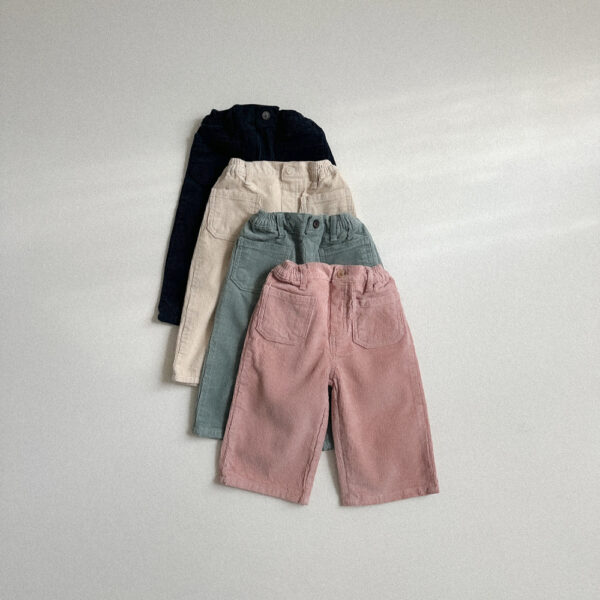 燈芯絨質感長褲