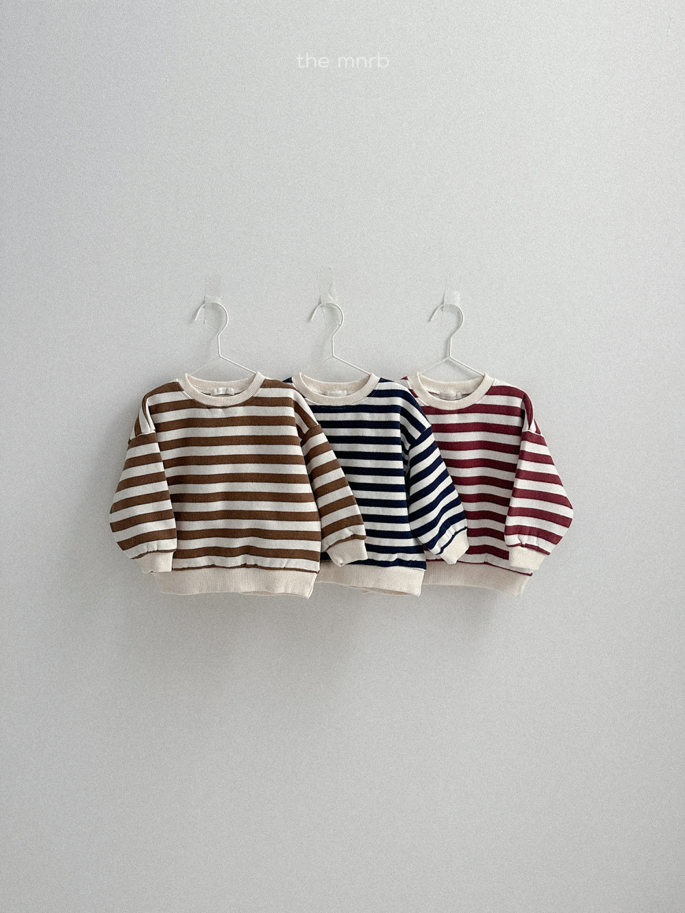 簡約粗條紋衛衣