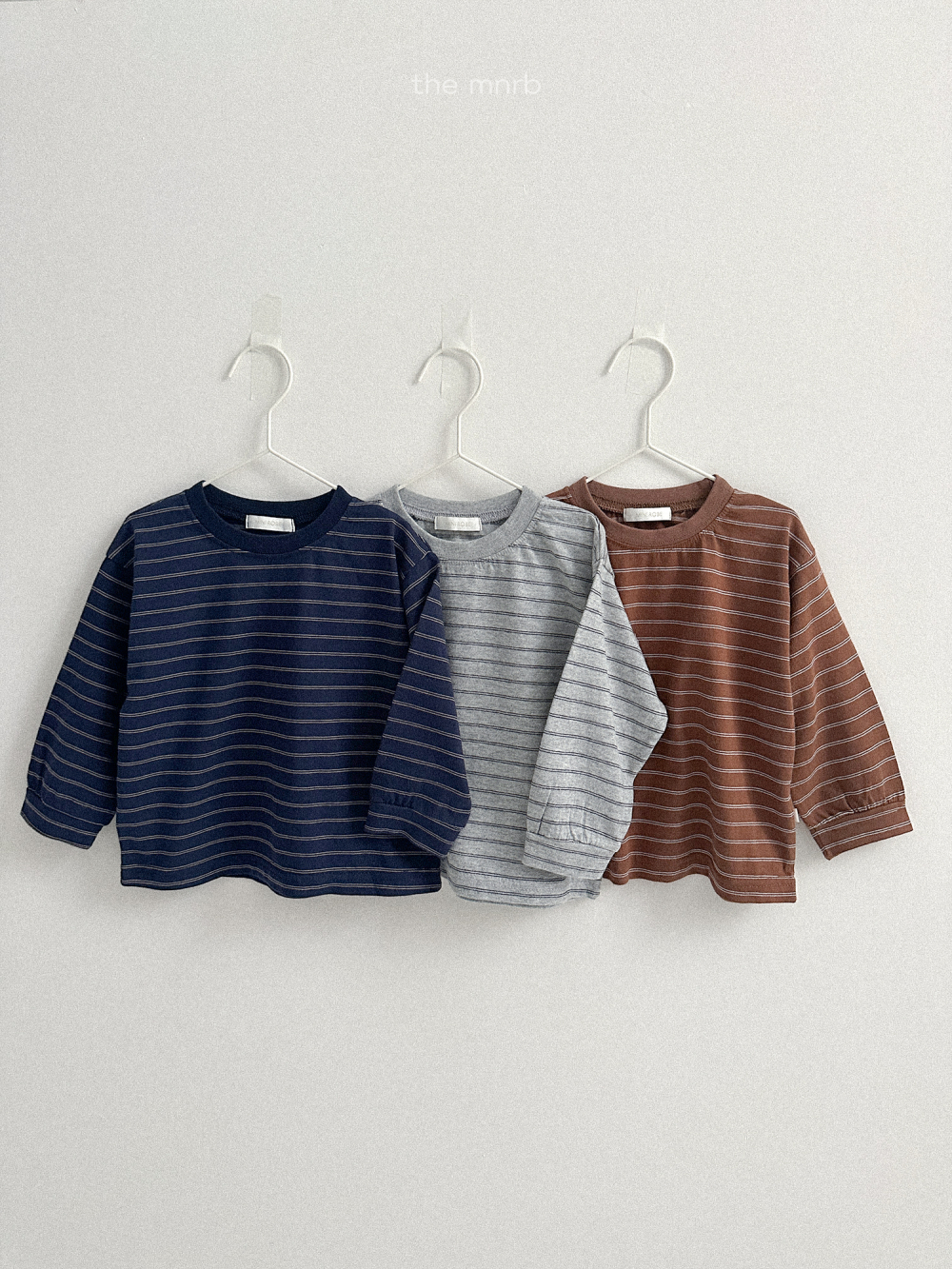 日常條紋圓領上衣