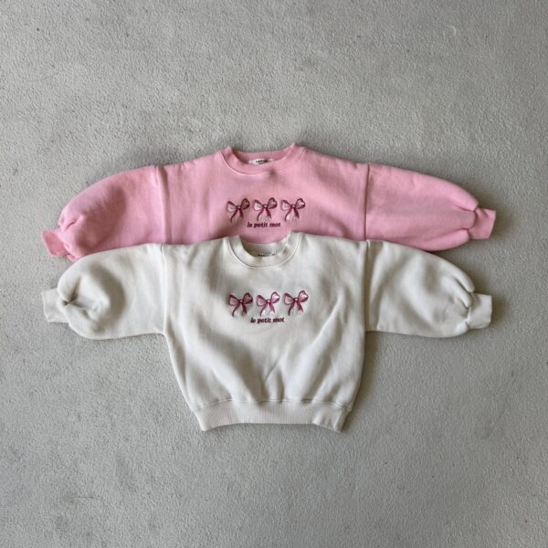 蝴蝶結休閒衛衣