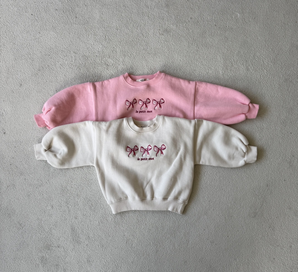 蝴蝶結休閒衛衣