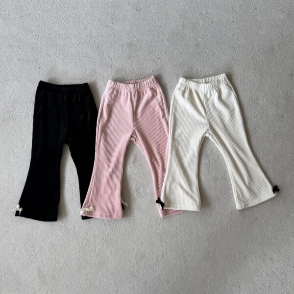 小蝴蝶結喇叭褲