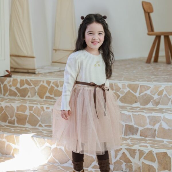 氣質小公主蕾絲紗裙