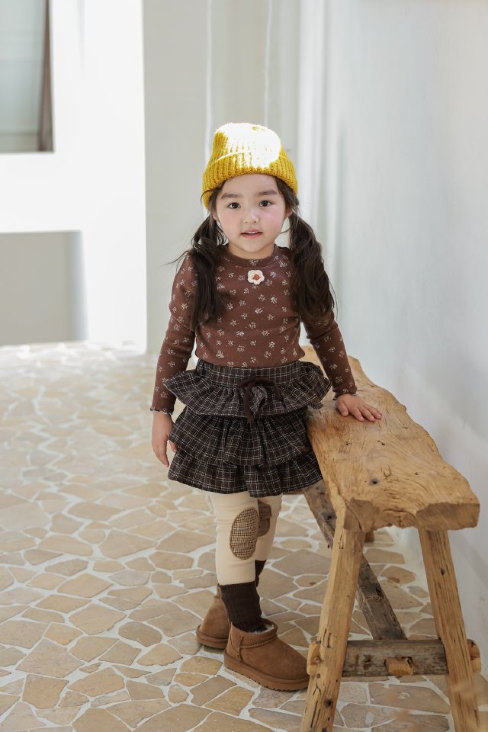 可愛雞蛋花長袖上衣