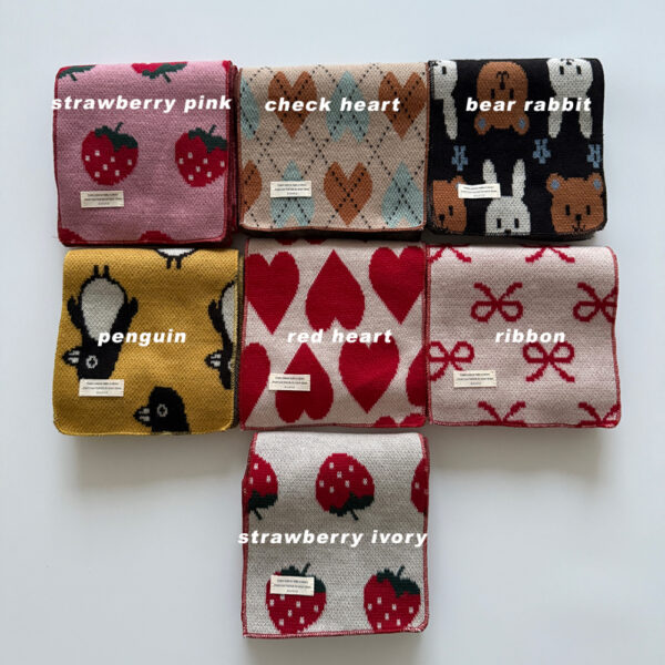 可愛印花系列｜圍巾