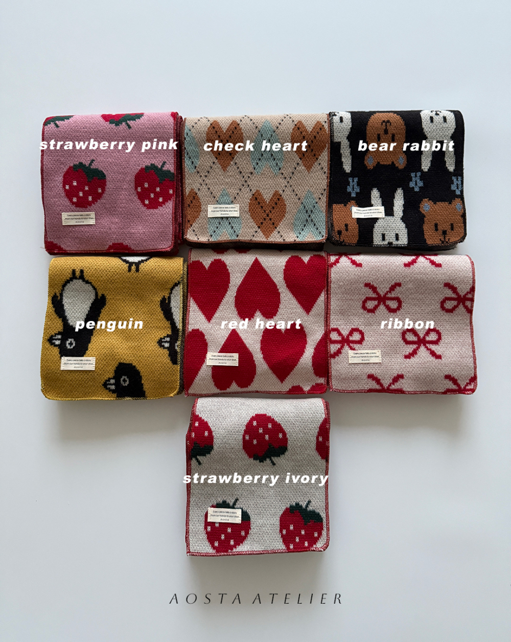 可愛印花系列｜圍巾