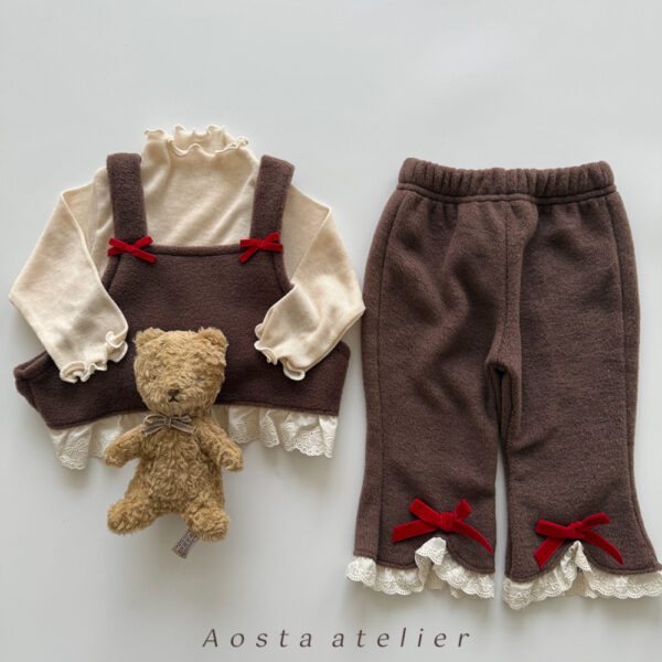 甜美蝴蝶結背心套裝｜可拆買