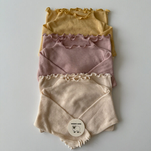 溫柔捲邊內搭上衣