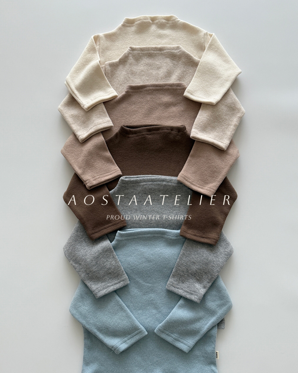 舒適素面高領上衣