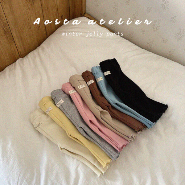 鋪棉百搭喇叭褲