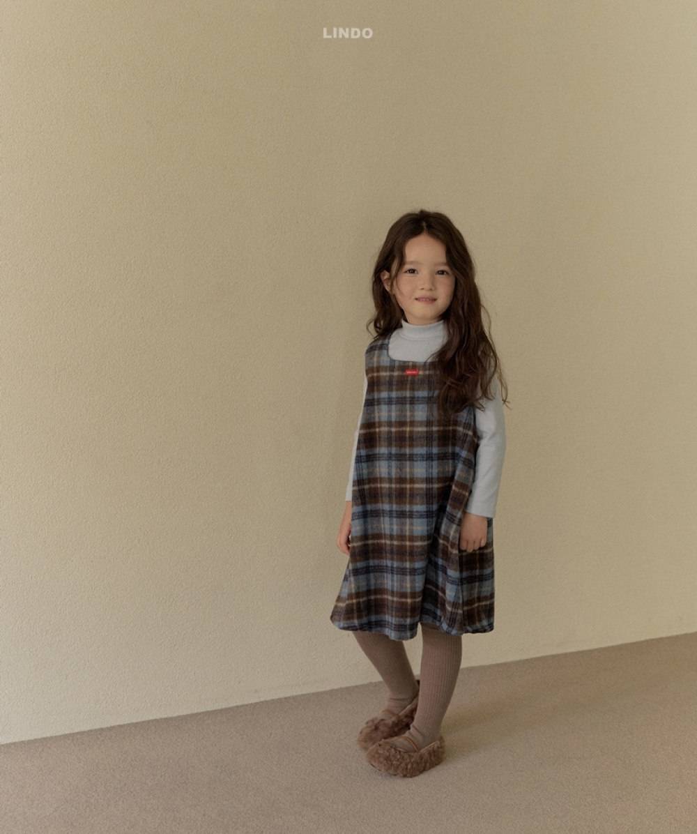 質感格紋背心裙