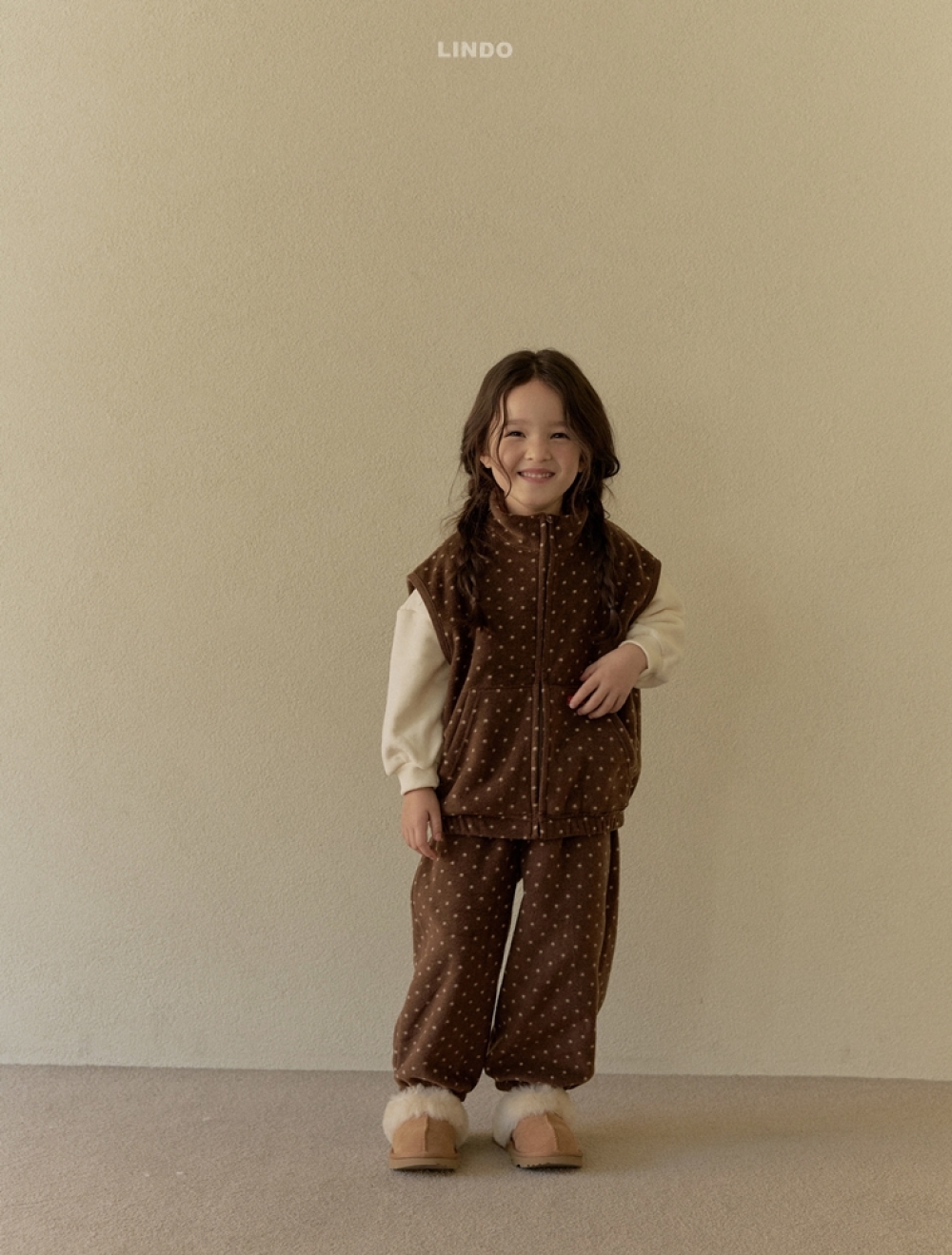 保暖點點背心套裝｜可拆買