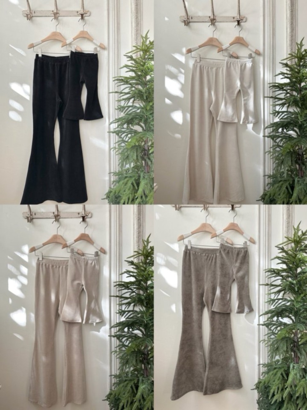 親膚輕燈芯親子喇叭褲