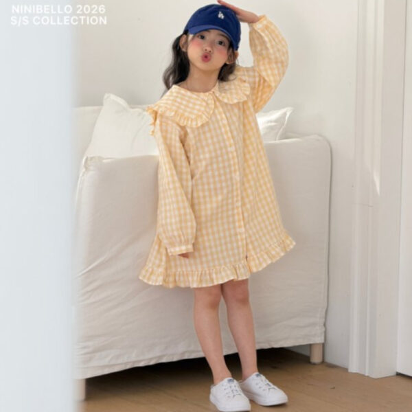 ImageDrain-20260129T074634.096Z 氣質翻領格紋小洋裝