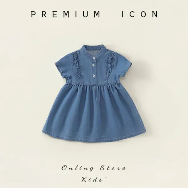 IMG_8893 韓系飛袖花邊牛仔洋裝