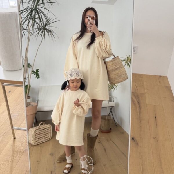 ImageDrain-20260303T072000.490Z 素面百搭連身洋裝|親子款