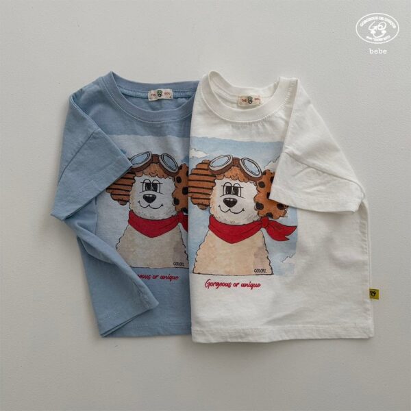 眼鏡狗狗可愛短袖