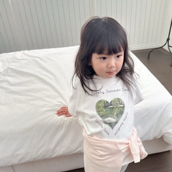 ImageDrain-20260421T142401.051Z 愛心天鵝短袖上衣|親子裝